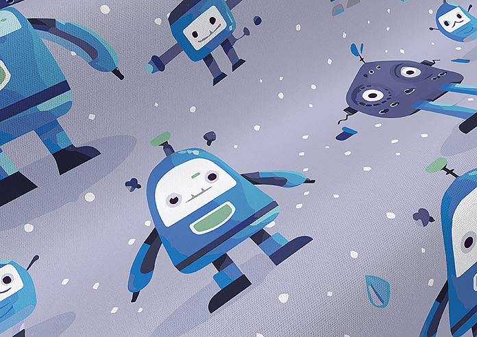 Sparky Squad, Serenade - Twist&Fit Roman Blind - Image 4